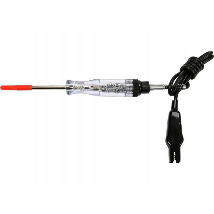 YATO SAMOCHODOWY PRÓBNIK NAPIĘCIA 6-12V, KABEL 90CM