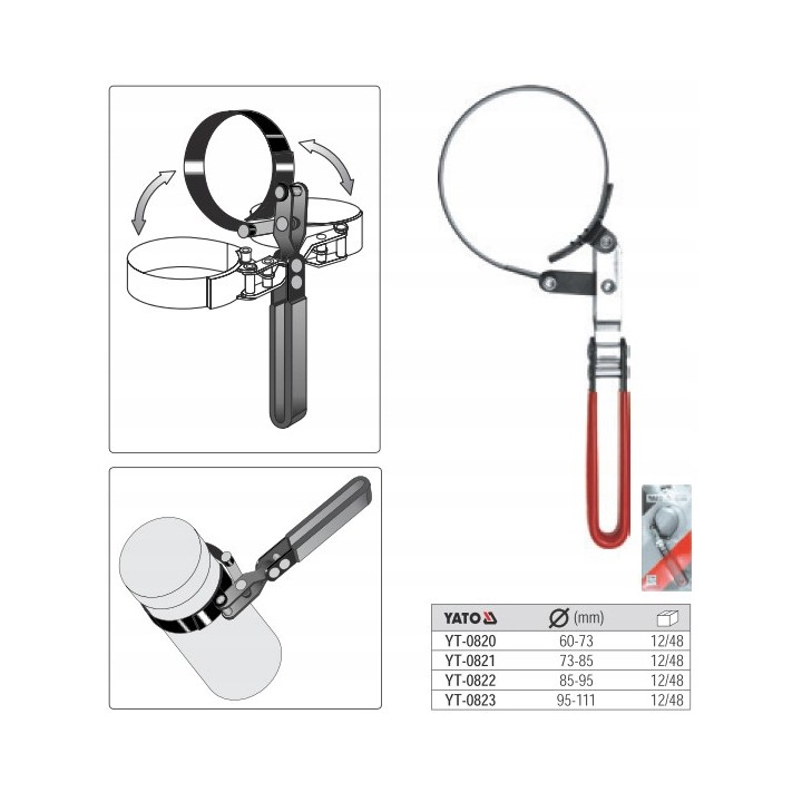 YATO KLUCZ DO FILTRÓW OLEJU 95-111