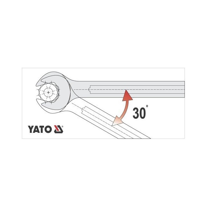 YATO KLUCZ PŁASKO-OCZKOWY 21 MM