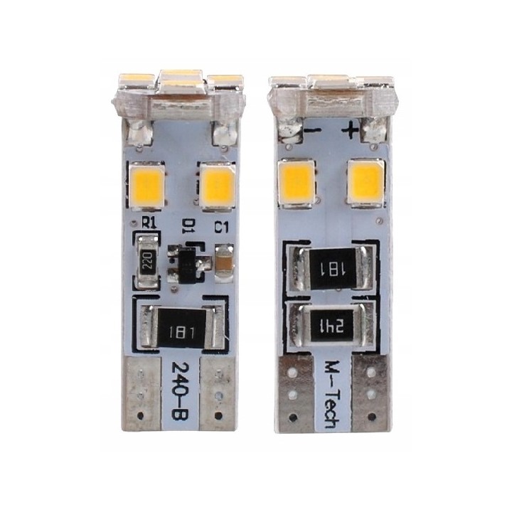 POSTOJÓWKI LED CAN BUS 8 SMD Diody W5W T10 M-TECH