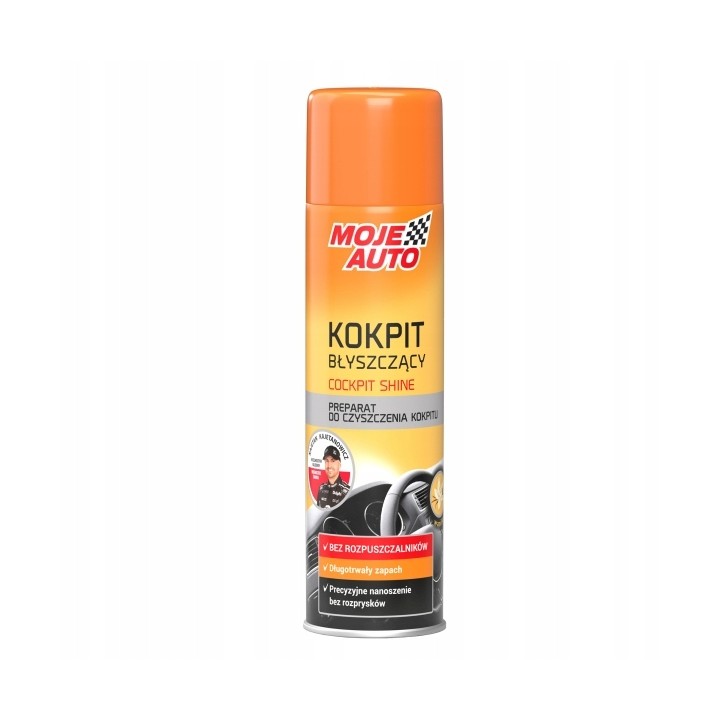 MOJE AUTO KOKPIT BŁYSZCZĄCY WANILIOWY 500ML / MOJE AUTO