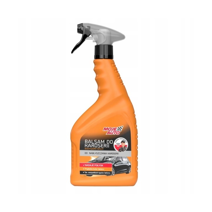 MOJE AUTO WOSK W PŁYNIE 650ML BALSAM ATOMIZER DO KAROSERII / MOJE AUTO