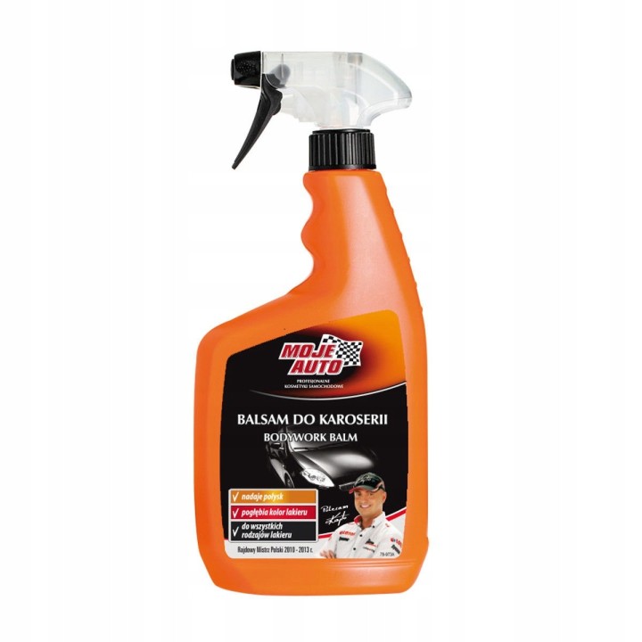MOJE AUTO WOSK W PŁYNIE 650ML BALSAM ATOMIZER DO KAROSERII / MOJE AUTO