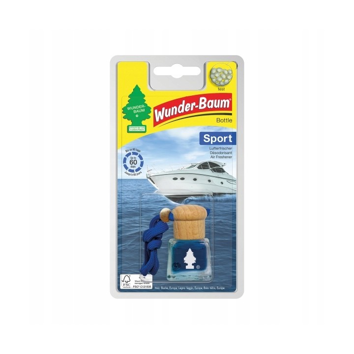WUNDER-BAUM ZAPACH BOTTLE SPORT 4,5 ML / WUNDER-BAUM