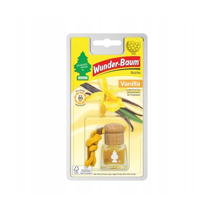 WUNDER-BAUM ZAPACH BOTTLE VANILLA 4,5 ML / WUNDER-BAUM