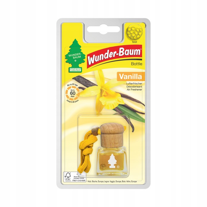WUNDER-BAUM ZAPACH BOTTLE VANILLA 4,5 ML / WUNDER-BAUM
