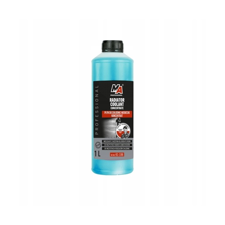 MOJE AUTO PŁYN DO CHŁODNIC 1L NIEBIESKI KONC. NA DODATKACH BASF RADIATOR C