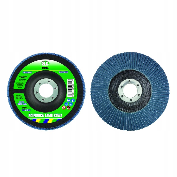 BOLL ŚCIERNICA LAMELKOWA 125X22-95A-P80 (1SZT.)