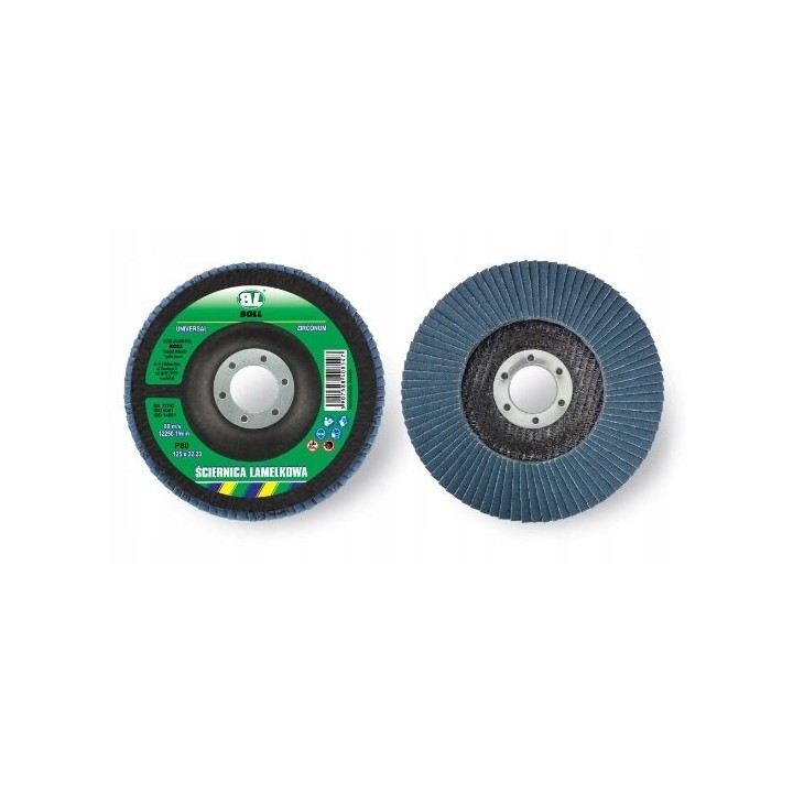 BOLL ŚCIERNICA LAMELKOWA 125X22-95A-P80 (1SZT.)