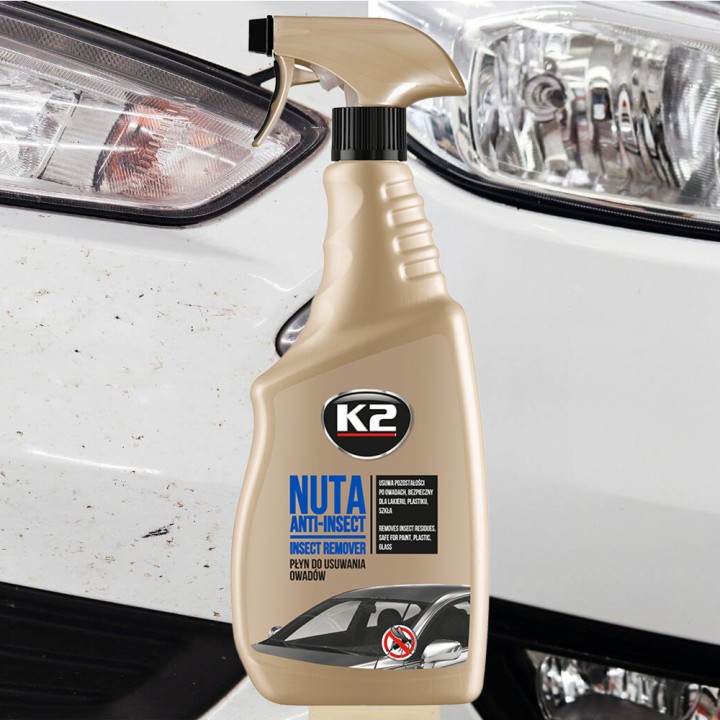 K2 NUTA ANTI-INSECT ŚRODEK DO USUWANIA OWADÓW Z SZYB LUSTEREK - 770 ML