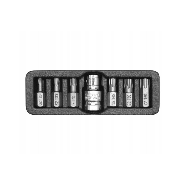YATO KOŃCÓWKI WKRĘTAKOWE TORX H4-H12, 7 CZ