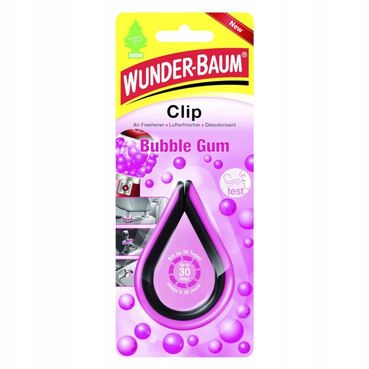 WUNDER-BAUM ZAPACH CLIP GUMA BALONOWA / WUNDER-BAUM
