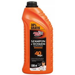 MOJE AUTO SZAMPON Z WOSKIEM 1L + 30% GRATIS / MOJE AUTO