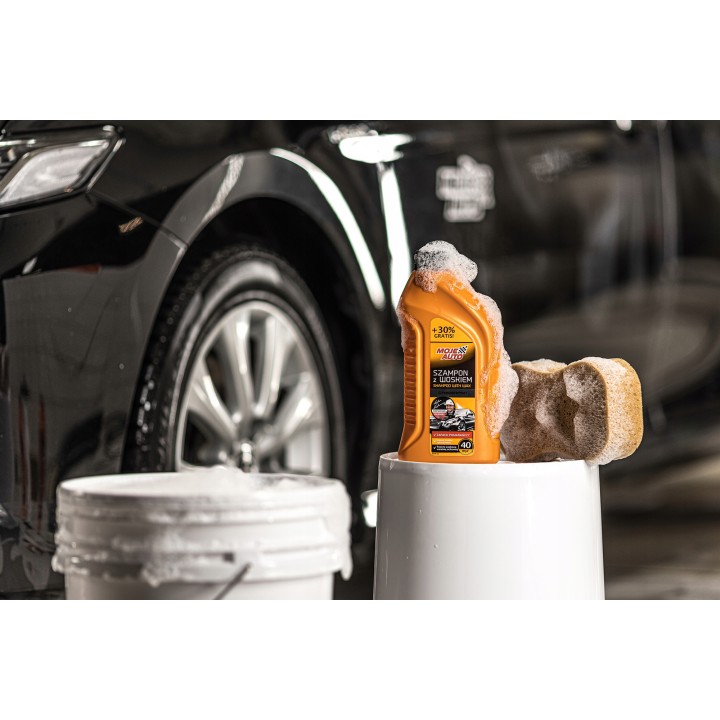 MOJE AUTO SZAMPON Z WOSKIEM 1L + 30% GRATIS / MOJE AUTO