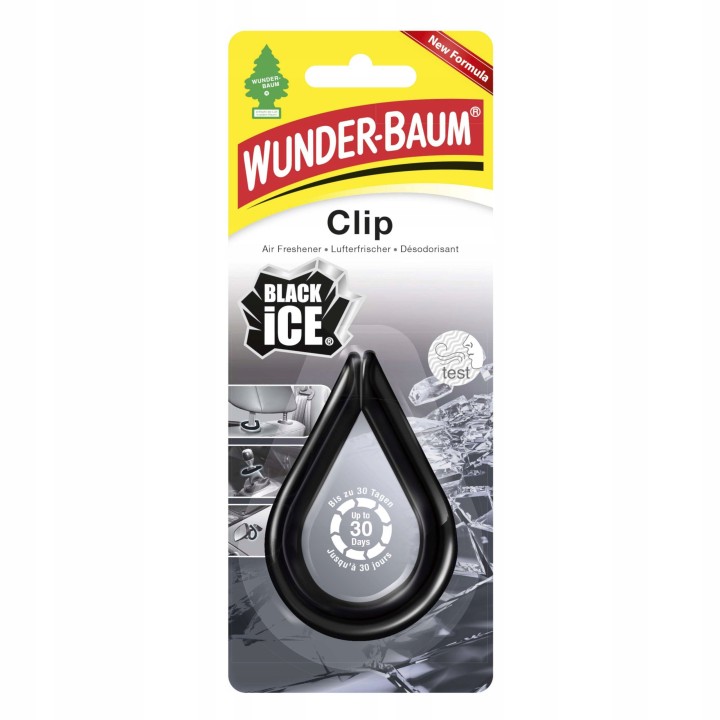 WUNDER-BAUM ZAPACH CLIP BLACK ICE / WUNDER-BAUM
