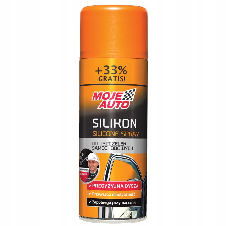 MOJE AUTO SILIKON DO USZCZELEK 400ML SPRAY / MOJE AUTO