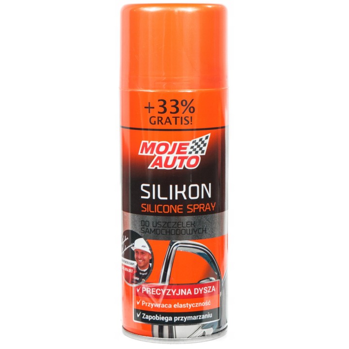 MOJE AUTO SILIKON DO USZCZELEK 400ML SPRAY / MOJE AUTO