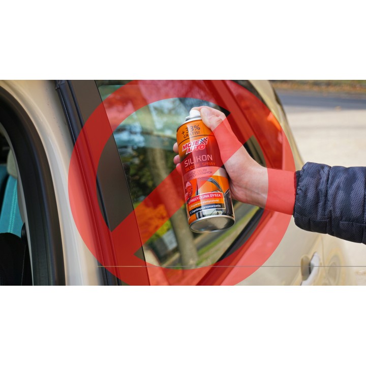 MOJE AUTO SILIKON DO USZCZELEK 400ML SPRAY / MOJE AUTO