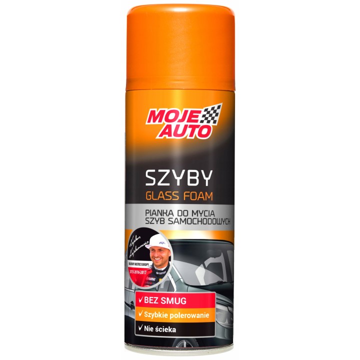MOJE AUTO ŚRODEK DO CZYSZCZENIA SZYB 400ML (PIANKA) / MOJE AUTO
