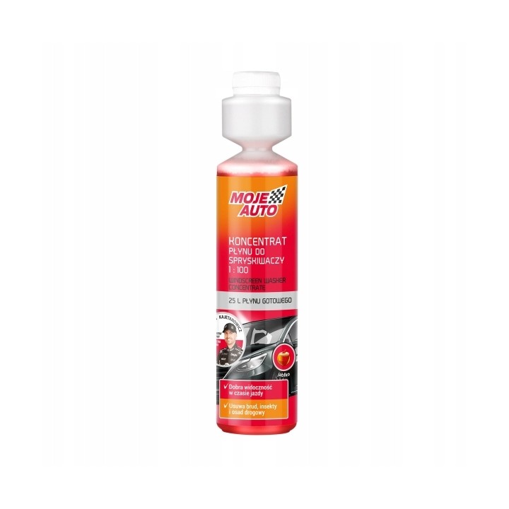 MOJE AUTO PŁYN DO SPRYSKIWACZY KONCENTRAT 250ML JABŁKO / MOJE AUTO