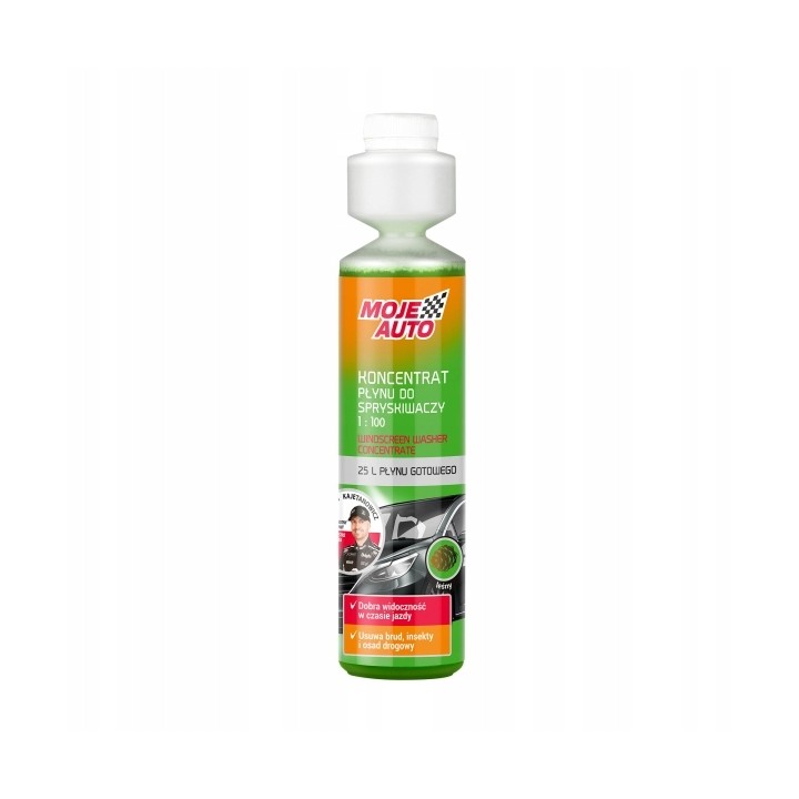 MOJE AUTO PŁYN DO SPRYSKIWACZY KONCENTRAT 250ML LEŚNY / MOJE AUTO