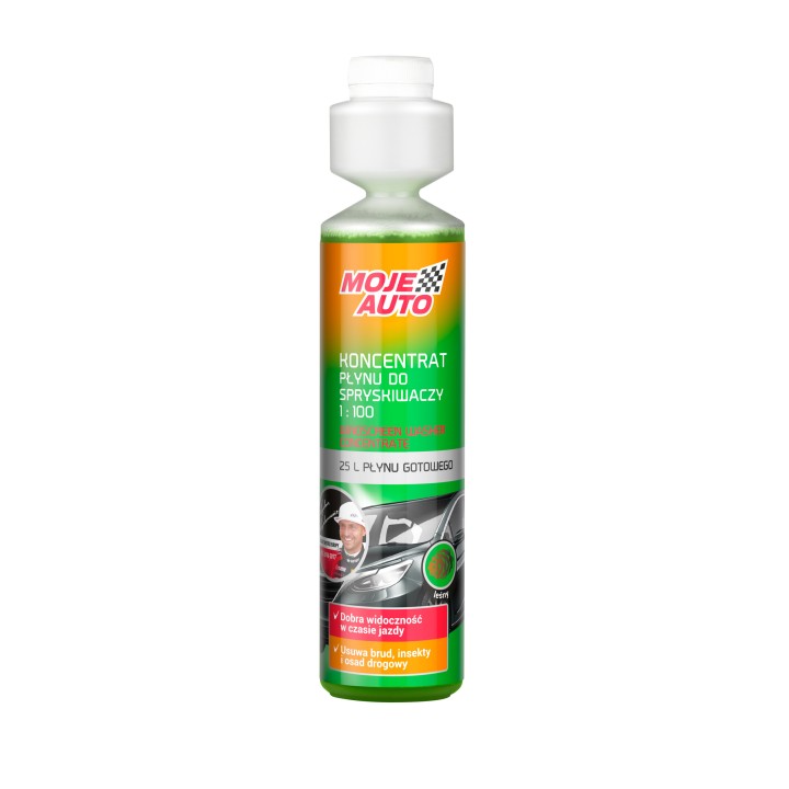 MOJE AUTO PŁYN DO SPRYSKIWACZY KONCENTRAT 250ML LEŚNY / MOJE AUTO
