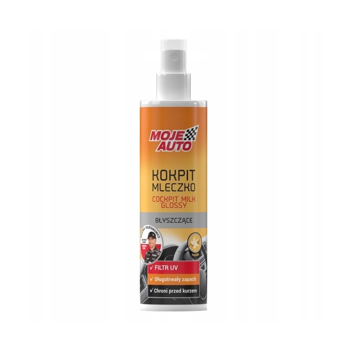 MOJE AUTO KOKPIT BŁYSZCZĄCY MLECZKO WANILIA 300ML / MOJE AUTO