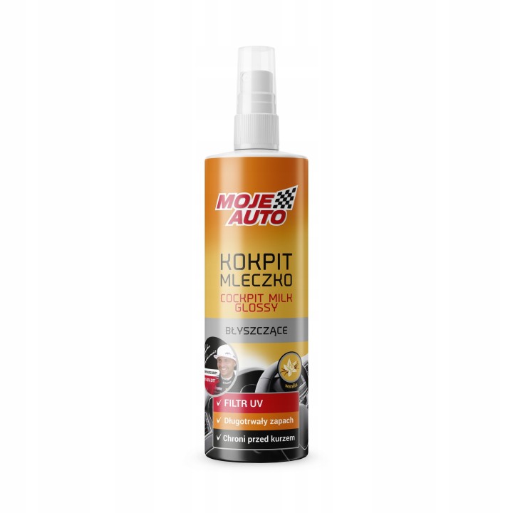 MOJE AUTO KOKPIT BŁYSZCZĄCY MLECZKO WANILIA 300ML / MOJE AUTO