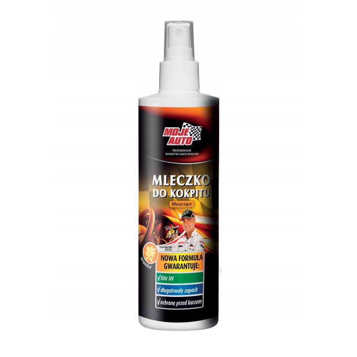 MOJE AUTO KOKPIT BŁYSZCZĄCY MLECZKO WANILIA 300ML / MOJE AUTO