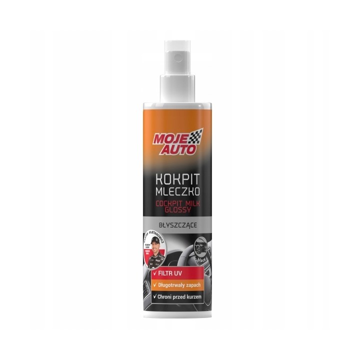 MOJE AUTO KOKPIT BŁYSZCZĄCY MLECZKO BLACK 300ML / MOJE AUTO
