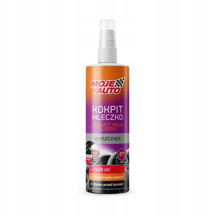 MOJE AUTO KOKPIT BŁYSZCZĄCY MLECZKO JABŁKO 300ML / MOJE AUTO
