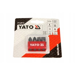 YATO KOŃCÓWKI WKRETAKOWE, UDAROWE, PH2, PH3, 8MM, 10MM