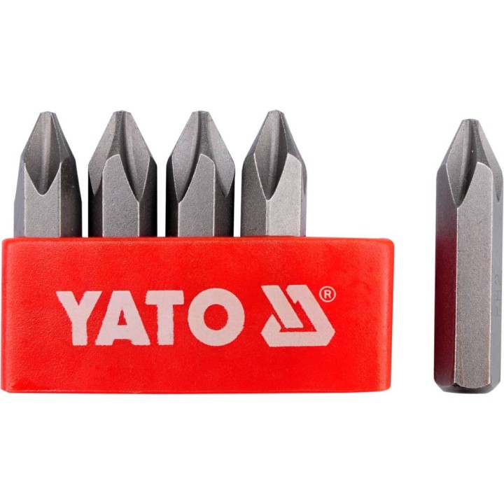 YATO KOŃCÓWKI WKRETAKOWE, UDAROWE, PH2, PH3, 8MM, 10MM