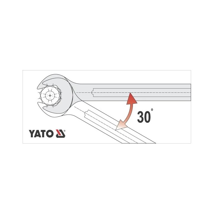 YATO KLUCZ PŁASKO-OCZKOWY 15 MM