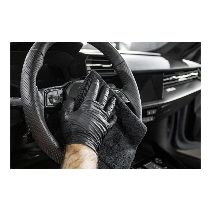 MOJE AUTO MIKROFIBRA APT BLACK (APC - ALL PURPOSE TOWEL) 370G/M² 40X40CM LA