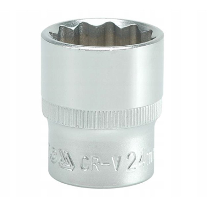 YATO NASADKA 1/2" 24 MM 12-KĄTNA KRÓTKA
