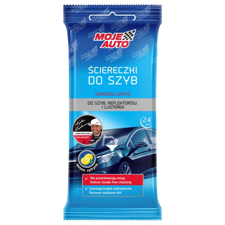 MOJE AUTO ŚCIERECZKI DO SZYB 24SZT. / MOJE AUTO