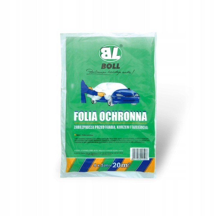 BOLL FOLIA OCHRONNA HDPE GRUBOŚĆ 0,007MM 4M X 12,5M (50 M2) / BOLL / KARTON