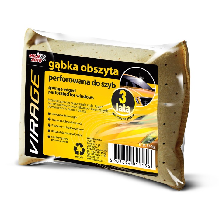 Gąbka perforowana do szyb Moje Auto