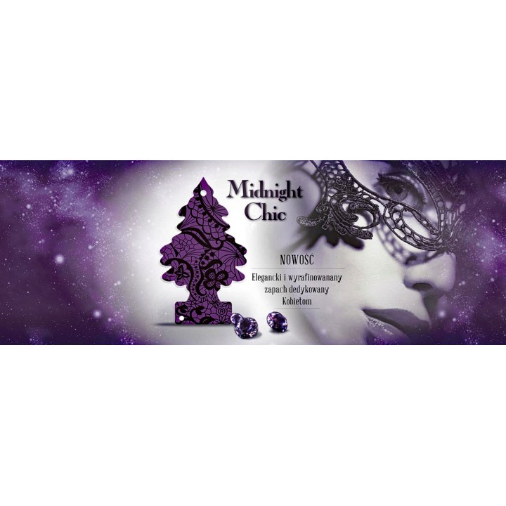 WUNDER-BAUM ZAPACH CHOINKA MIDNIGHT CHIC / WUNDER-BAUM
