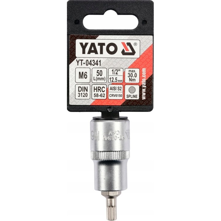 YATO KLUCZ TRZPIENIOWY SPLINE 1/2" M6 L55MM