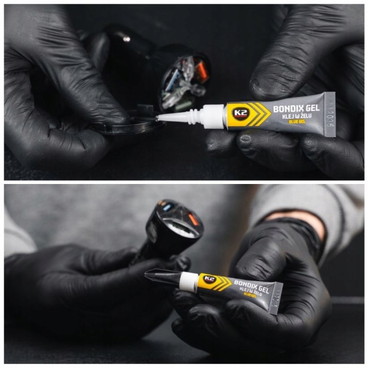 K2 SUPER GLUE KLEJ GĘSTY ŻEL, cyjanoakrylowy, błyskawiczny,MOCNY BONDIX GEL
