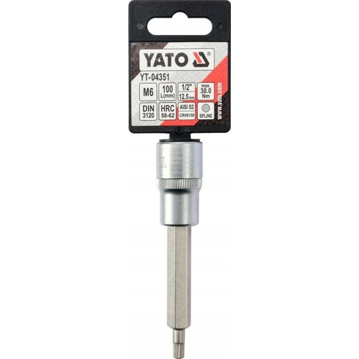 YATO KLUCZ TRZPIENIOWY SPLINE 1/2" M6 L55MM