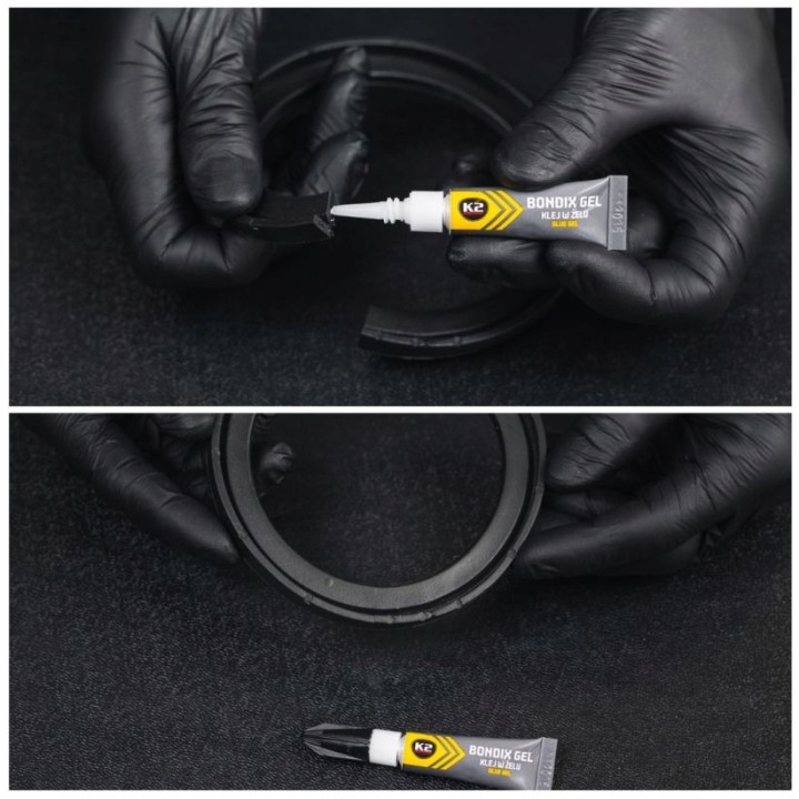 K2 SUPER GLUE KLEJ GĘSTY ŻEL, cyjanoakrylowy, błyskawiczny,MOCNY BONDIX GEL