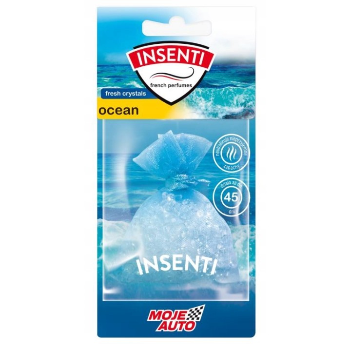 MOJE AUTO ZAPACH WORECZEK ZAPACHOWY 20G INSENTI OCEAN / MOJE AUTO