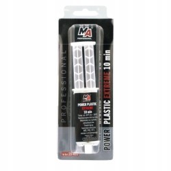 MOJE AUTO KLEJ POWER PLASTIC EXTREME SZARY 25ML + MIKSERY / MA PROFESSIONAL