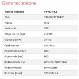YATO SMAROWNICA RĘCZNA 800CC