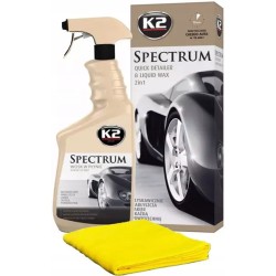 K2 SPECTRUM QIUCK DETAILER WOSK W PŁYNIE + MIKROFIBRA DETAILING