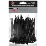 MOJE AUTO OPASKA PLASTIKOWA 4,8X120 (1 OPAK. = 100 SZT) CZARNA
