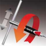 YATO ADAPTER TYP-T Z OBROTOWĄ RĄCZKĄ 1/2"
